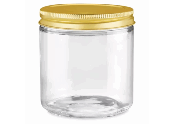 Glass 16oz Candle Jar Large - Case of 12